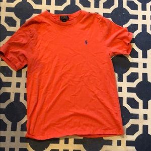 Orange ralph lauren t shirt